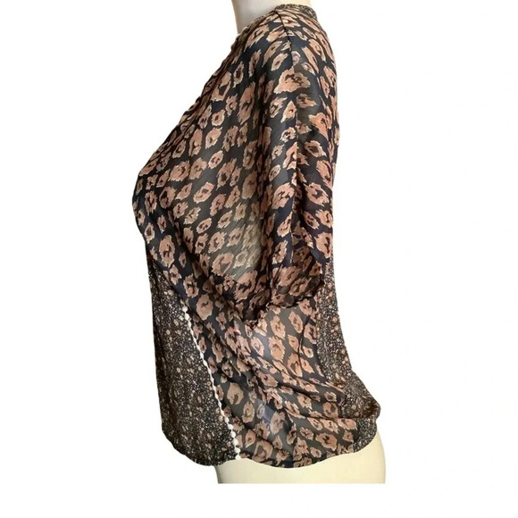 Xhilaration Animal Print Crop Top Size Small (Preowned) - Picture 6 of 6